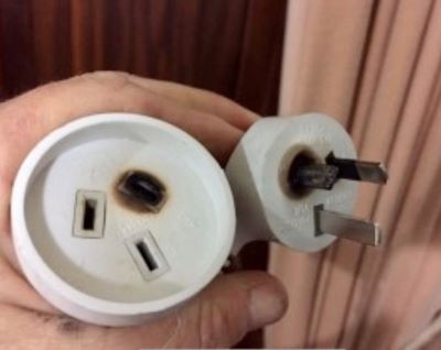 Damaged Electrical Plug